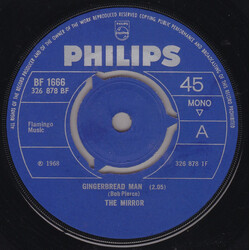 The Mirror Gingerbread Man USED VINYL 7INCH 45 RPM SINGLE MONO