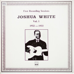 Josh White First Recording Sessions (Vol. 1 1932-1933) Vinyl LP USED