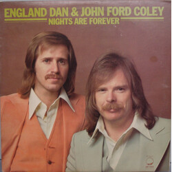 England Dan & John Ford Coley Nights Are Forever Vinyl LP USED