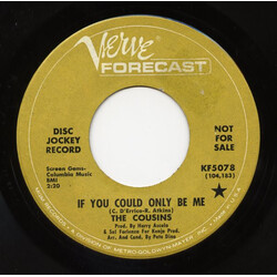 The Cousins (5) If You Could Only Be Me USED VINYL 7INCH 45 RPM PROMO