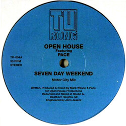 Open House / Pace (2) Seven Day Weekend USED VINYL 12INCH 33 S RPM