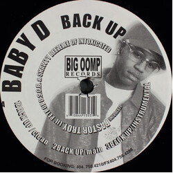 Baby D (2) Back Up / My Folk USED VINYL 12INCH 33 S RPM