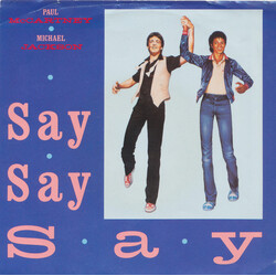 Paul McCartney / Michael Jackson Say Say Say USED VINYL 7INCH 45 RPM SINGLE STYRENE STEREO