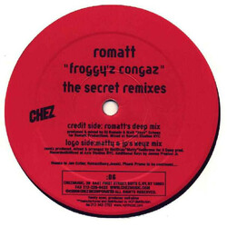Romatt Froggy'z Congaz (The Secret Remixes!) VINYL 12" USED