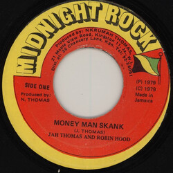 Jah Thomas / Robin Hood (8) Money Man Skank USED VINYL 7INCH 45 RPM