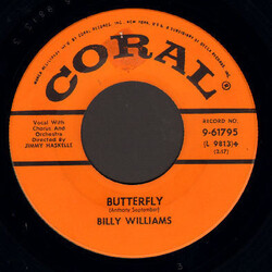 Billy Williams (5) The Pied Piper / Butterfly USED VINYL 7INCH SINGLE