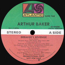 Arthur Baker Breaker's Revenge VINYL 12" USED