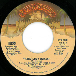 Kiss Hard Luck Woman / Mr. Speed USED VINYL 7INCH 45 RPM SINGLE STEREO