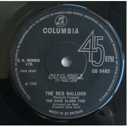 The Dave Clark Five The Red Balloon VINYL 7" USED