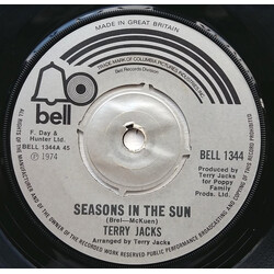 Terry Jacks Seasons In The Sun USED VINYL 7INCH 45 RPM SINGLE