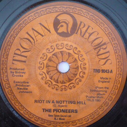 The Pioneers Riot In A Notting Hill USED VINYL 7INCH SINGLE