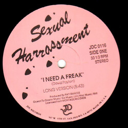 Sexual Harrassment I Need A Freak VINYL 12" USED