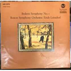Johannes Brahms / Boston Symphony Orchestra / Erich Leinsdorf Symphony No. 1 Vinyl LP USED