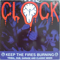 Clock Keep The Fires Burning USED VINYL 12INCH 45 RPM
