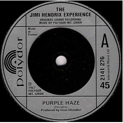 The Jimi Hendrix Experience Purple Haze USED VINYL 7INCH SINGLE REISSUE
