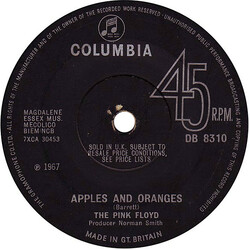 Pink Floyd Apples And Oranges USED VINYL 7INCH 45 RPM SINGLE MONO