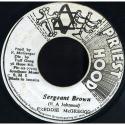 Freddie McGregor Sergeant Brown USED VINYL 7INCH 45 RPM