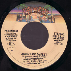 Parliament Agony Of DeFeet USED VINYL 7INCH 45 RPM SINGLE