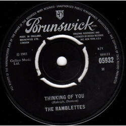 The Ramblettes Thinking Of You USED VINYL 7INCH 45 RPM SINGLE