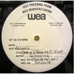 Ginuwine Same Ol' G USED VINYL 12INCH SINGLE TEST PRESSING