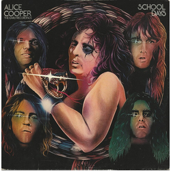 Alice Cooper auto-1 School Days - The Early Recordings Vinyl 2 LP USED