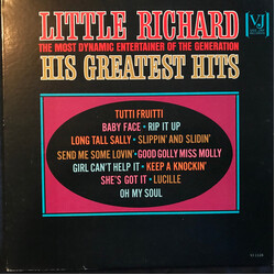 Little Richard The Most Dynamic Entertainer Of The Generation : His Greatest Hits Vinyl LP USED