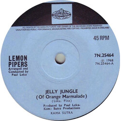 The Lemon Pipers Jelly Jungle (Of Orange Marmalade) USED VINYL 7INCH 45 RPM SINGLE