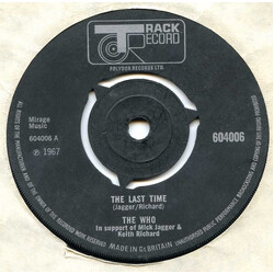 The Who The Last Time USED VINYL 7INCH SINGLE