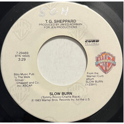 T.G. Sheppard Slow Burn / First Things First USED VINYL 7INCH 45 RPM SINGLE