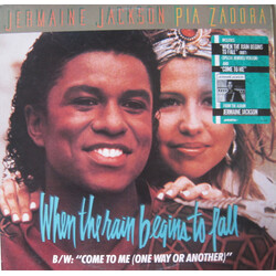 Jermaine Jackson / Pia Zadora When The Rain Begins To Fall USED VINYL 12INCH 45 RPM PROMO