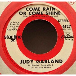 Judy Garland Come Rain Or Come Shine / Rock-A-Bye Your Baby With A Dixie Melody USED VINYL 7INCH 45 RPM SINGLE REISSUE STEREO