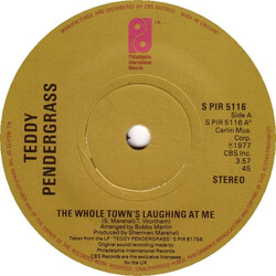 Teddy Pendergrass The Whole Town's Laughing At Me USED VINYL 7INCH 45 RPM SINGLE STEREO