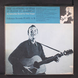 Pete Seeger The 12-String Guitar As Played By Leadbelly A/B Vinyl LP USED