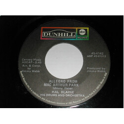 Hal Blaine Allegro From 'MacArthur Park' USED VINYL 7INCH 45 RPM SINGLE