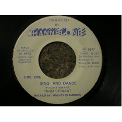 Tinga Stewart / The Mighty Diamonds Sing And Dance Vinyl 7" USED