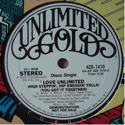 Love Unlimited High Steppin', Hip Dressin' Fella (You Got It Together) VINYL 12" USED