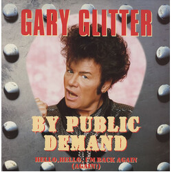 Gary Glitter Back By Public Demand Hello, Hello, I'm Back Again (Again!) USED VINYL 12INCH