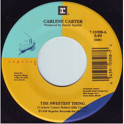 Carlene Carter The Sweetest Thing / Goodnight Dallas VINYL 7" USED