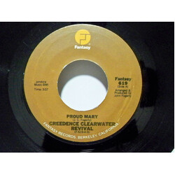 Creedence Clearwater Revival Proud Mary / Born On The Bayou USED VINYL 7INCH SINGLE 45 RPM
