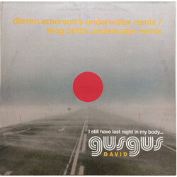 GusGus David USED VINYL 12INCH 33 S RPM 45 RPM SINGLE