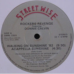 Rockers Revenge / Donnie Calvin Walking On Sunshine ‘82 VINYL 12" USED