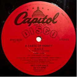 A Taste Of Honey Race VINYL 12" USED