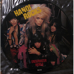 Hanoi Rocks Underwater World USED VINYL 12INCH 45 RPM PICTURE DISC STEREO
