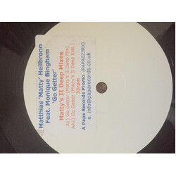 Matthias Heilbronn / Monique Bingham Go Getter (Matty's II Deep Mixes) USED VINYL 12INCH WHITE LABEL