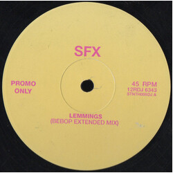 SFX (3) Lemmings USED VINYL 12INCH 45 RPM MISPRESS PROMO