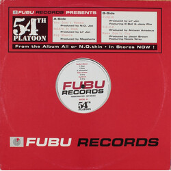 54th Platoon All Or Nothin' USED VINYL 12INCH 33 S RPM PROMO