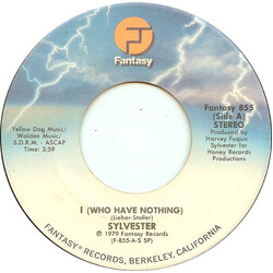 Sylvester I (Who Have Nothing) USED VINYL 7INCH 45 RPM