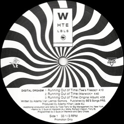 Digital Orgasm Running Out Of Time (Remixes) Vinyl 12" USED