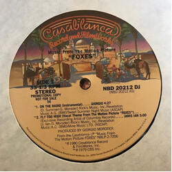 Various Music From The Motion Picture Foxes USED VINYL 12INCH PROMO