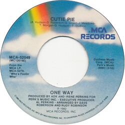 One Way Cutie Pie USED VINYL 7INCH 45 RPM SINGLE